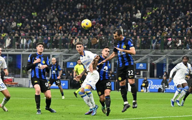 SPORT/CALCIO – Serie A: Inter – Frosinone 2-0. Il tabellino