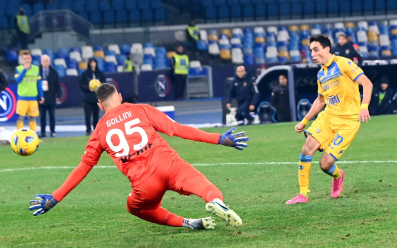 SPORT/CALCIO – Coppa Italia: Il Frosinone scrive un’altra pagina storica, sbanca il Maradona e vola ai quarti di finale. Napoli – Frosinone 0-4. Il tabellino