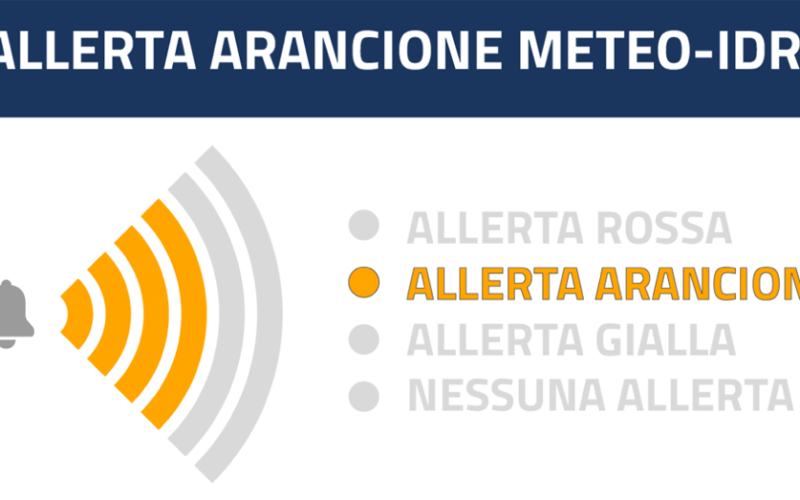 METEO – Allerta arancione da stasera nel Lazio, emesso il bollettino dalla Protezione Civile