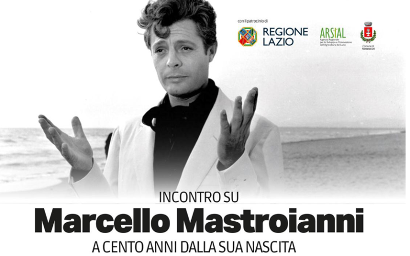 CULTURA/EVENTI – A cento anni dalla nascita di Marcello Mastroianni a Fontana Liri un incontro promosso dall’Anpi