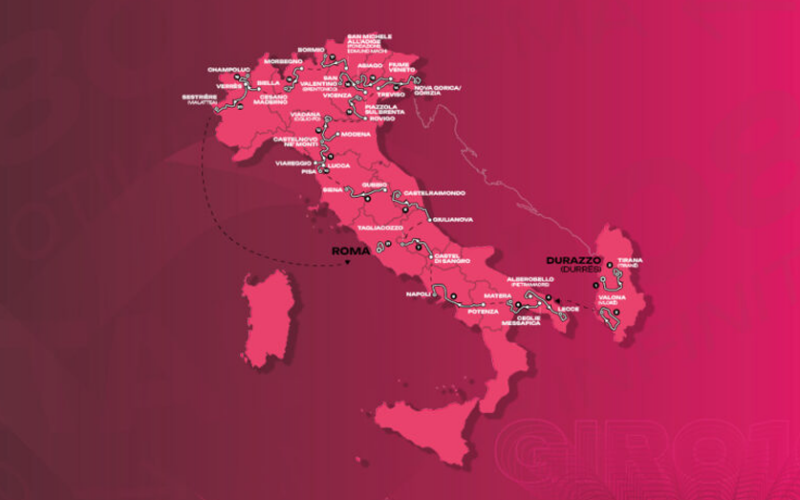 SPORT- Ciclismo: Nastri di partenza in Albania e arrivo a Roma: ecco il Giro d’Italia 2025