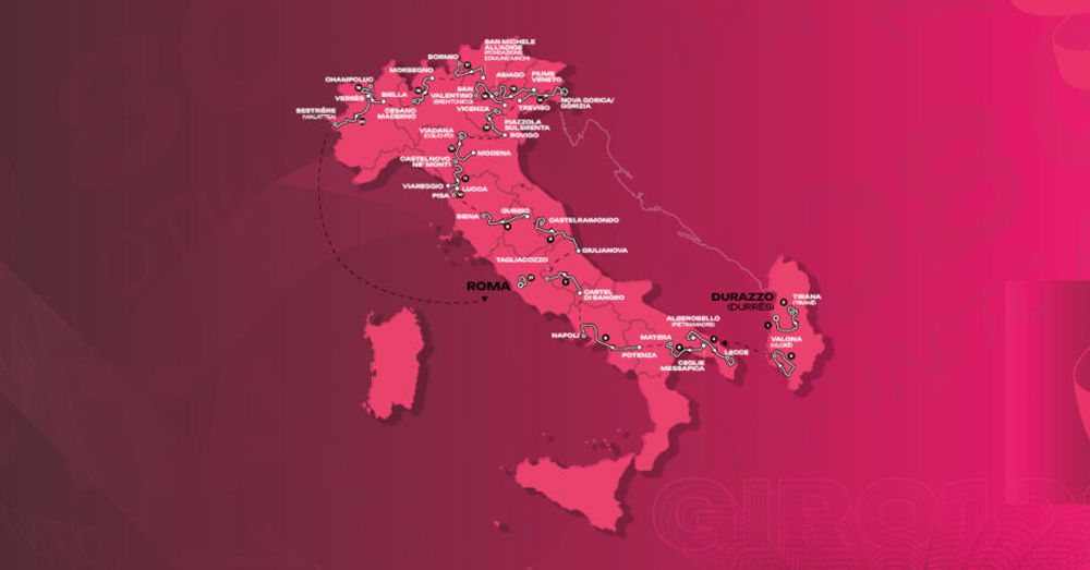 SPORT- Ciclismo: Nastri di partenza in Albania e arrivo a Roma: ecco il Giro d’Italia 2025